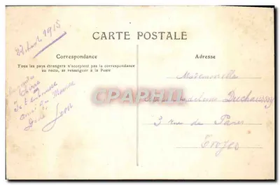 La Bourboule — Widok z Fenestre — Kawiarnia Bazak, La Bourboule — Rewers