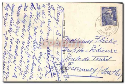 Bauge (M.-et-L.) — Fontaine du Roi-René (XVe wiek) — Rewers