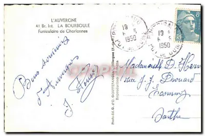 Hotel du Louvre — widok na góry — G. d'O. (wydawca) — Rewers