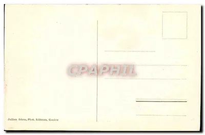 Cyganie na jeziorze Leman — J.J. 8198 — Jullien bracia, Genewa — Rewers