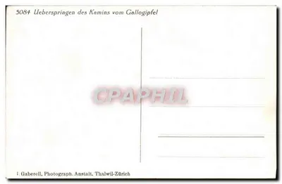 Skok z Kamins z Gallogipfel — 5084 — Gaberell, Thalwil-Zürich — Rewers