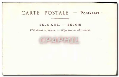 Bruksel — Hotel Pocztowy i Telegrafowy — kolekcja ND Phot — Rewers