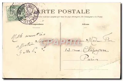 Ussel - Castelo dos Ventadours — Faure editor, cliché L. M. — Verso