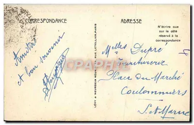Le Tréport — Molo i Farb — Wydawca Lévy & Neurdein, nr 48 — Rewers