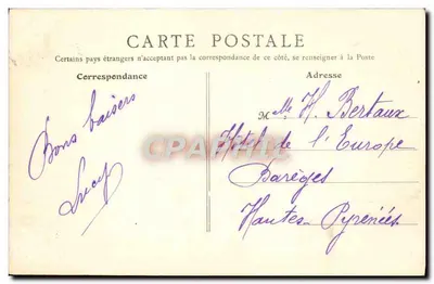 Benouville (Calvados) - O Castelo - A Velha Capela — B. F., Paris — Verso