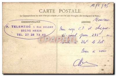Bellegarde - A Perda do Ródano — Léger Phot, Nantes — Verso