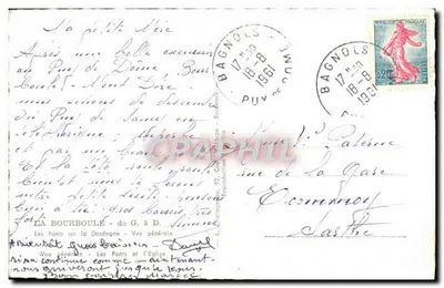 La Bourboule — ogólny widok — n° 17 — Rewers