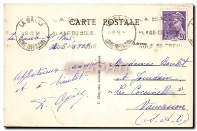 La Baule-sur-Mer (Loire-Inf.) — Nas proximidades: Marais salants - Mulons de Sel — Verso