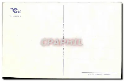 Cruiser Andrea C. — Ligne C. — Imprimida na Itália — Verso