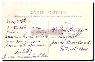 El "Saint-Louis", Acorazado con Torres — A. Bougault, n°596 — Reverso