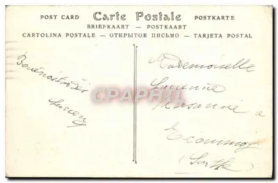 O navio de passageiros francês SS Île de France — Edit. Barriaux — Verso