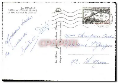 Porto di Pornic — La Bretagna — Edizioni Jean — Verso