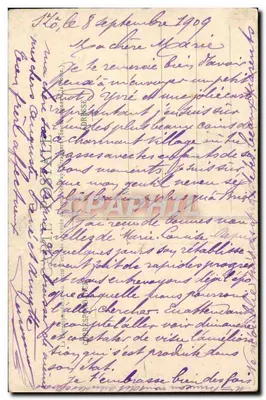 La Normandía — Tipos y Vestidos — El buen muchacho normando — La C. P. A. n°112 — Reverso