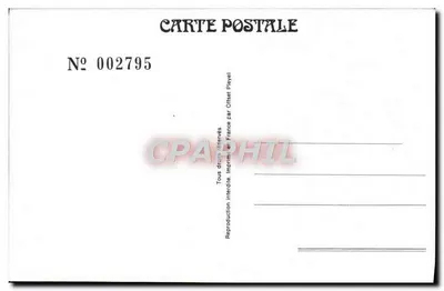 A vida na França no início do século — Exposição comemorativa do 10º aniversário do Cercle francês dos Colecionadores de Cartas Postais — editada por — Verso