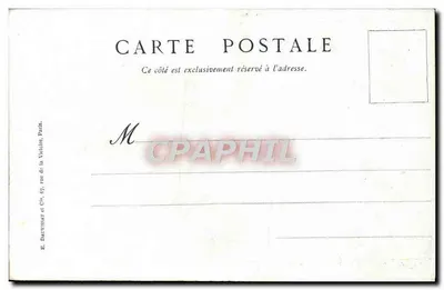 Nave "Tonkin" nel porto di Saigon — Clair des Messageries Maritimes — Editore E. Daussiat, Parigi — Verso