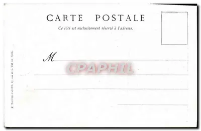 Paquebot "Tourane" — Cie des Messageries Maritimes — Editor E. Duvays & Cie, Paris — Verso