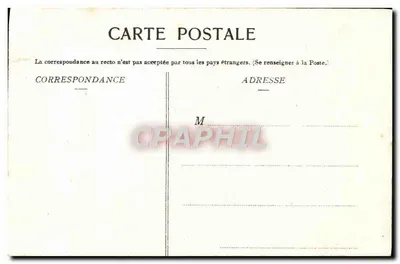 Fougères — El paso del Nançon en el Castillo — Colección R. Véronis — Reverso