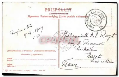 Scheveningen — Widok na Palace-Hôtel — Dr. Trenkler Co., Leipsig, n° 89 — Rewers