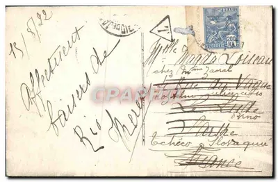 Rio de Janeiro — Canal do Mangue — wydawca nieznany, numer serii nie widoczny — Rewers