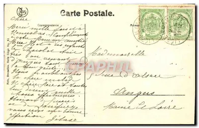 Liège - O Jardim Botânico — Nels, Bruxelas, Série No. 81 — Verso