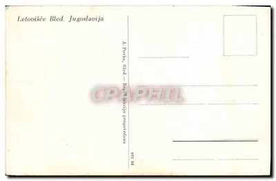 Zamek Letovice — Bled — Republika jugosławska — Rewers