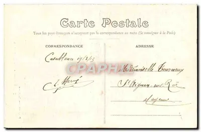 Fès — Aqueduk obok Bab-Djedh — P. Gréberi foto Casablanca — Rewers
