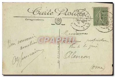 Alger — Vista tirada da Marinha — LL. n° 397 — Verso