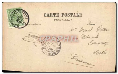 Ostende, Vista da praia — editor H. Bin Duch — Verso
