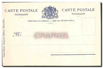 Bruxelles — Palazzo della Città — Grand Bazar, Bruxelles, N°1 — Verso