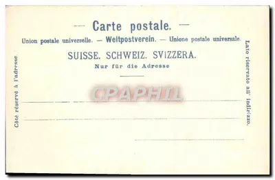 Basel — Marktplatz und Rathaus — N. SPEISER, LICHTDRUCKANSTALT, BASEL — Verso
