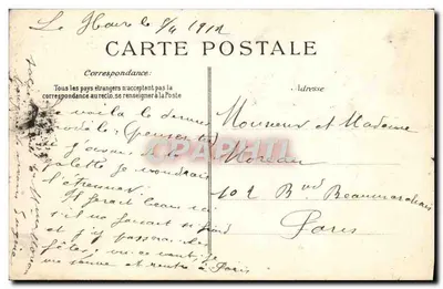 Le Havre — O Transatlântico "La France" — Editor não identificado, n° 37 — Verso