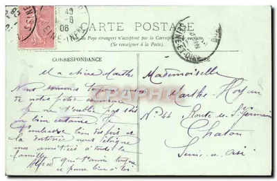 Le Havre — O Transatlântico "La Lorraine" — Uma Sala de Luxo — LL. — N°72 — Verso