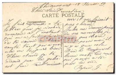 Żołnierz w mundurze — scena wojenna — "La Pensée" n°519 — Rewers