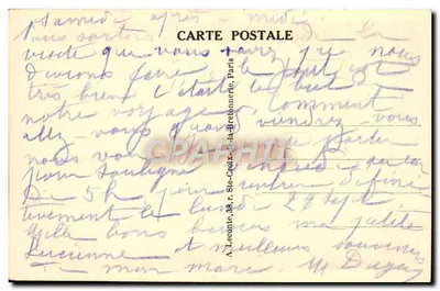 Paryż — Grobowiec Nieznanego Żołnierza — wydawca G. Joly, nr 8 — Rewers