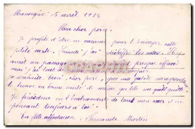 Páscoa aos soldados — J.K. 9500 — Verso