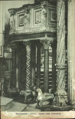 Benevento - Ambone direito da Catedral