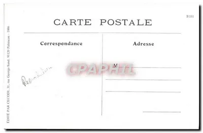 Orléans — Os Cães Ambulantes (visão tirada na praça Gambetta) — Ed. H. E. n° 559 — Verso