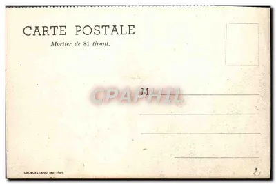 Mortier de 81 mm — Georges Lang, Paris — Verso