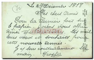 1919 — Year of Peace — Fantasy Series, n° 4018 — Back