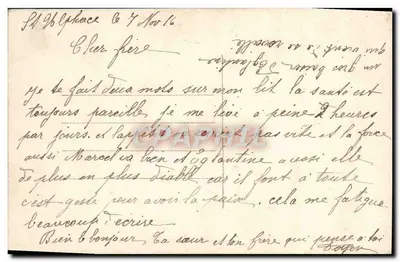 Dziewczyna myśląca o żołnierzu — Hommage à la France — Boulanger, n°181 — Rewers