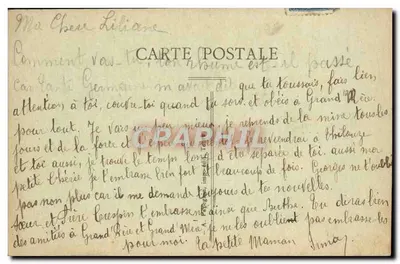 Tours (Loire-et-Loire) — El Palacio de Justicia y el Nuevo Hotel de Ville — A.P. (editor desconocido, n° 46) — Reverso