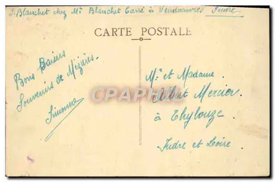 Vendœuvre-en-Brenne (Indre) — Belle-Bouche - Strand - De Rozen - Uitgever G. Guillemont — Achterkant