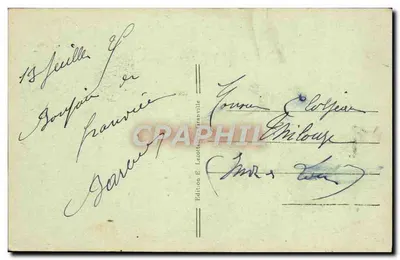 Granville — Barcos atracados — Edição E. Lecot, Granville, n°47 — Verso