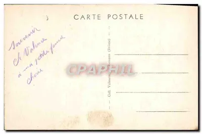 Valence (Drôme) — Widok miasta i doliny Rony — Combier Imp. Macon — Rewers