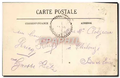 Le Havre — L'Hôtel de Ville et le Jardin Public — LL — Verso