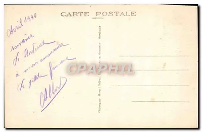 Bordeaux — O Ponte Transbordeur — M. D. — n° 56 — Verso