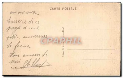 Fontenay-en-Vexin (Eure) — Vista geral — Edição G. André, Nancy — Verso