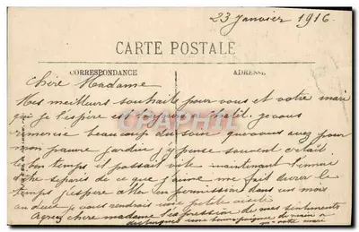 Infanterieregiment im Angriff — Krieg 1914-1915 — Visé Paris n° 24 — Rückseite