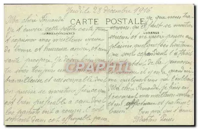 L'Argonne — Igreja de La Harazée — Visé Bourges 169 — Verso