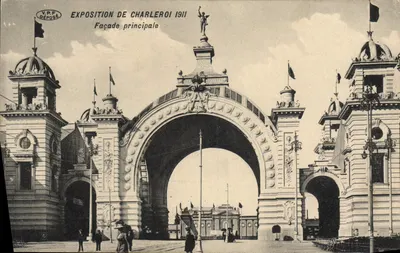 Exposição de Charleroi 1911 — Facha principal — V.R.F. Depositado